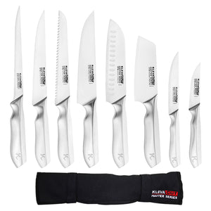 Professional KlevaCut® Master Series 8 Piece Knife Set "MAGNIFICENT!" Kitchen Knives Kleva Range   