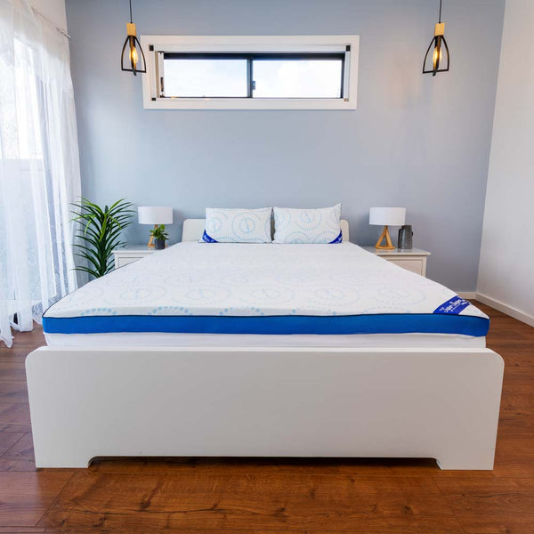 Straight 2 Sleep® Mattress Topper with Cooling Technology | Get 2 BONUS Adjustable Pillows + FREE Delivery  Kleva Range - Everyday Innovations   