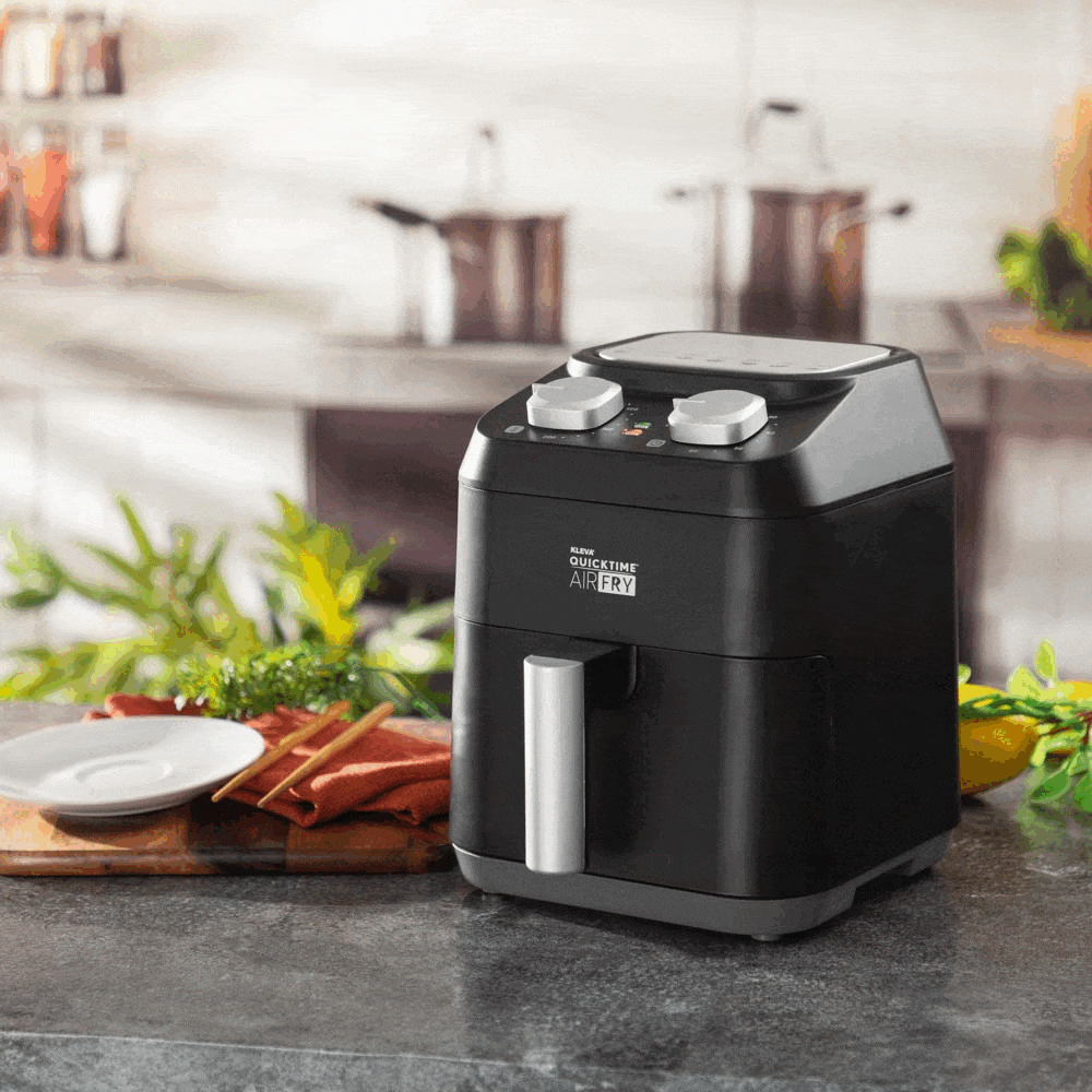 QuickTime AirFry™️ - Powerful Compact Air Fryer For Healthier Fat Free Cooking! UPSELL Kleva Range - Everyday Innovations   