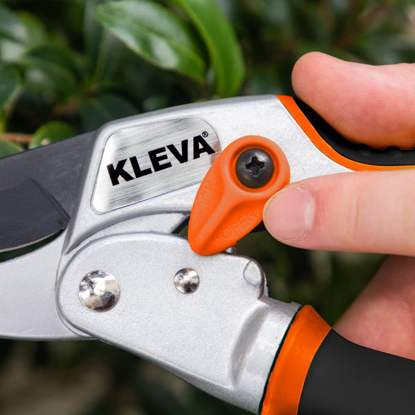 Auto-Rotating Ratchet Pruners - Comfortable Shears With Protective Handle UPSELL Kleva Range - Everyday Innovations   