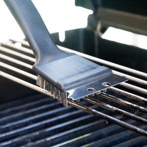 2 in 1 BBQ Grill Brush and Scraper - Easily Remove Stubborn Burnt Food and Fats! BBQ Tool Kleva Range - Everyday Innovations   