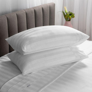 Royal Deluxe Breathable Cotton Pillowcase - Twin Pack Bed Sheets Super Sleeper Pro   