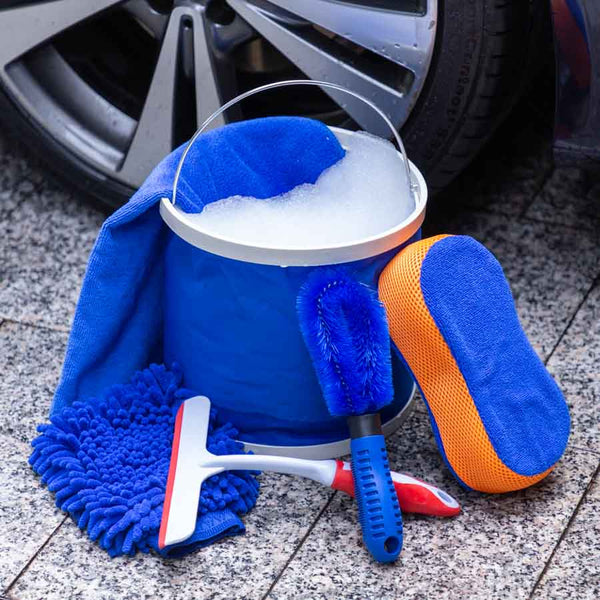 Complete 6pc Car Cleaning Kit - Streak & Scratch Free Tools To Wash, Dust & Polish! Cleaning Kleva Range - Everyday Innovations   