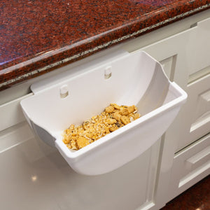 Collapsible Hanging Storage Bin To Collect Food Waste Whilst You Cook! Homeware Kleva Range - Everyday Innovations   