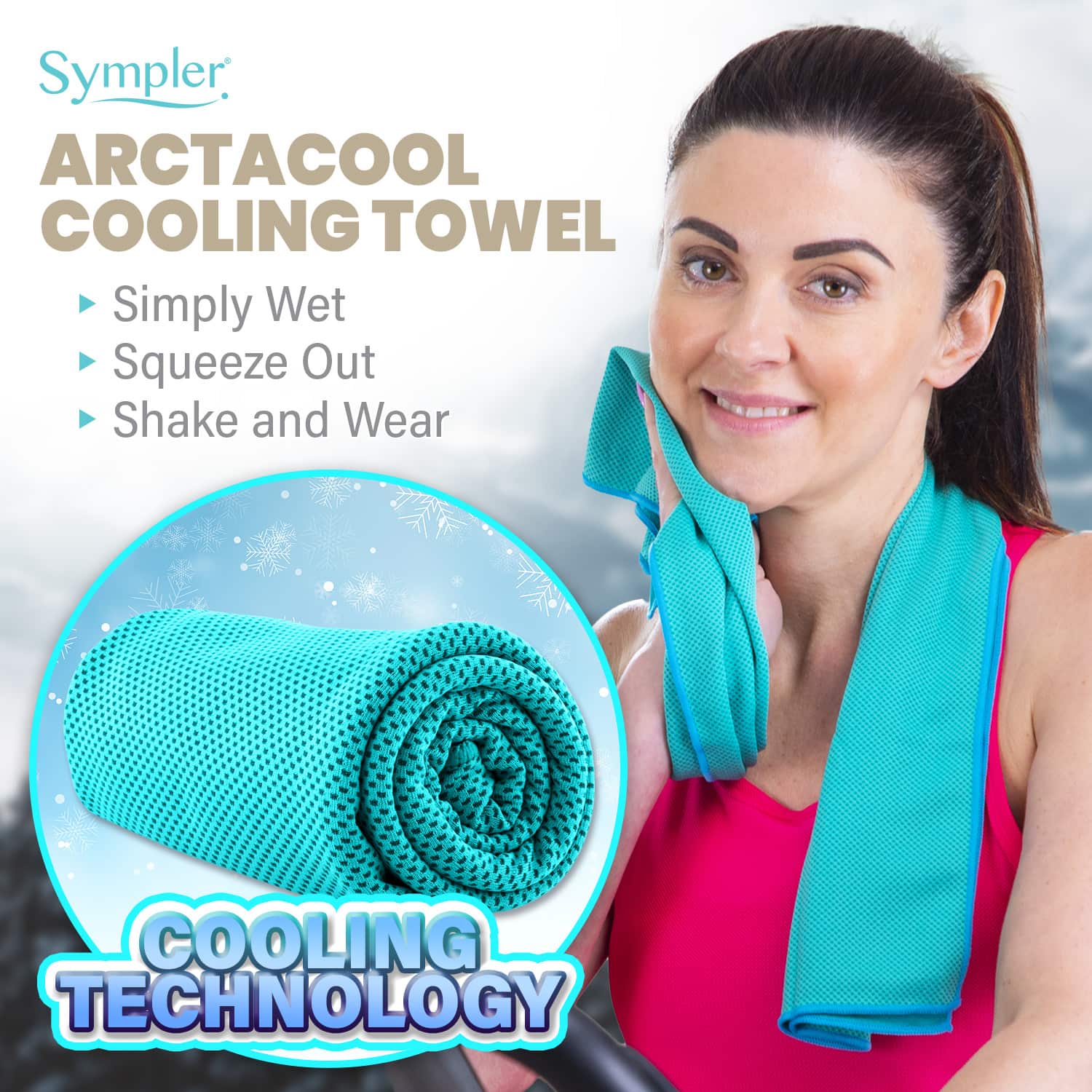 CHILL-ITS EVAPORATIVE COOLING TOWEL, GREY 899.6602GR