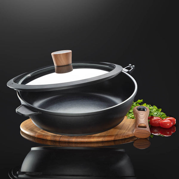 Diamond Earth® 28cm Deep Pan with Detachable Handle UPSELL Kleva Range - Everyday Innovations   