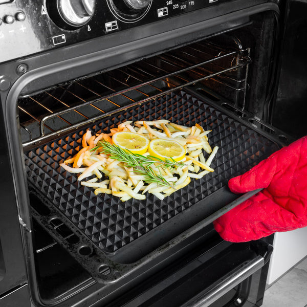 Kleva Dry Fry Bake Mat  - Turn Your Oven Into An Air Fryer For Healthy Oil FREE Cooking! Kitchen Gadget Kleva Range - Everyday Innovations   