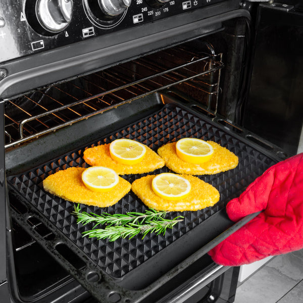 Kleva Dry Fry Bake Mat  - Turn Your Oven Into An Air Fryer For Healthy Oil FREE Cooking! Kitchen Gadget Kleva Range - Everyday Innovations   