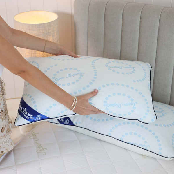 Super Sleeper Pro Adjustable Pillow With Cooling Technology - TV Double Offer! Pillow Kleva Range - Everyday Innovations   