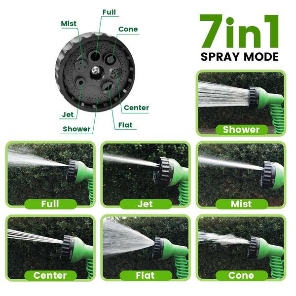 Expandable Garden Hose 7 Spray Modes and Brass Connectors UPSELL Kleva Range - Everyday Innovations   