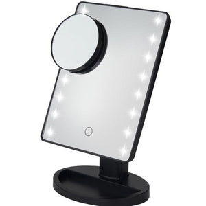 Adjustable LED Full Frame Mirror with Zoom Magnifying Attachment Mirror Health and Beauty Kleva Range - It's Kleva, It's Simple, It Works   
