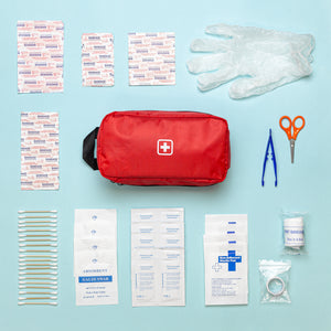 Essential 88pc Portable First Aid Kit - For Home Emergencies, Travel, Car, Camping Health and Beauty Kleva Range - Everyday Innovations   