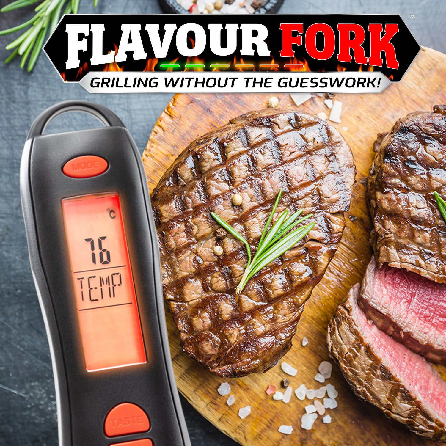 Kleva Flavour Fork™- The Ultimate Meat Thermometer with FREE BONUS GIFTS TV Offer Kleva Range - Everyday Innovations   