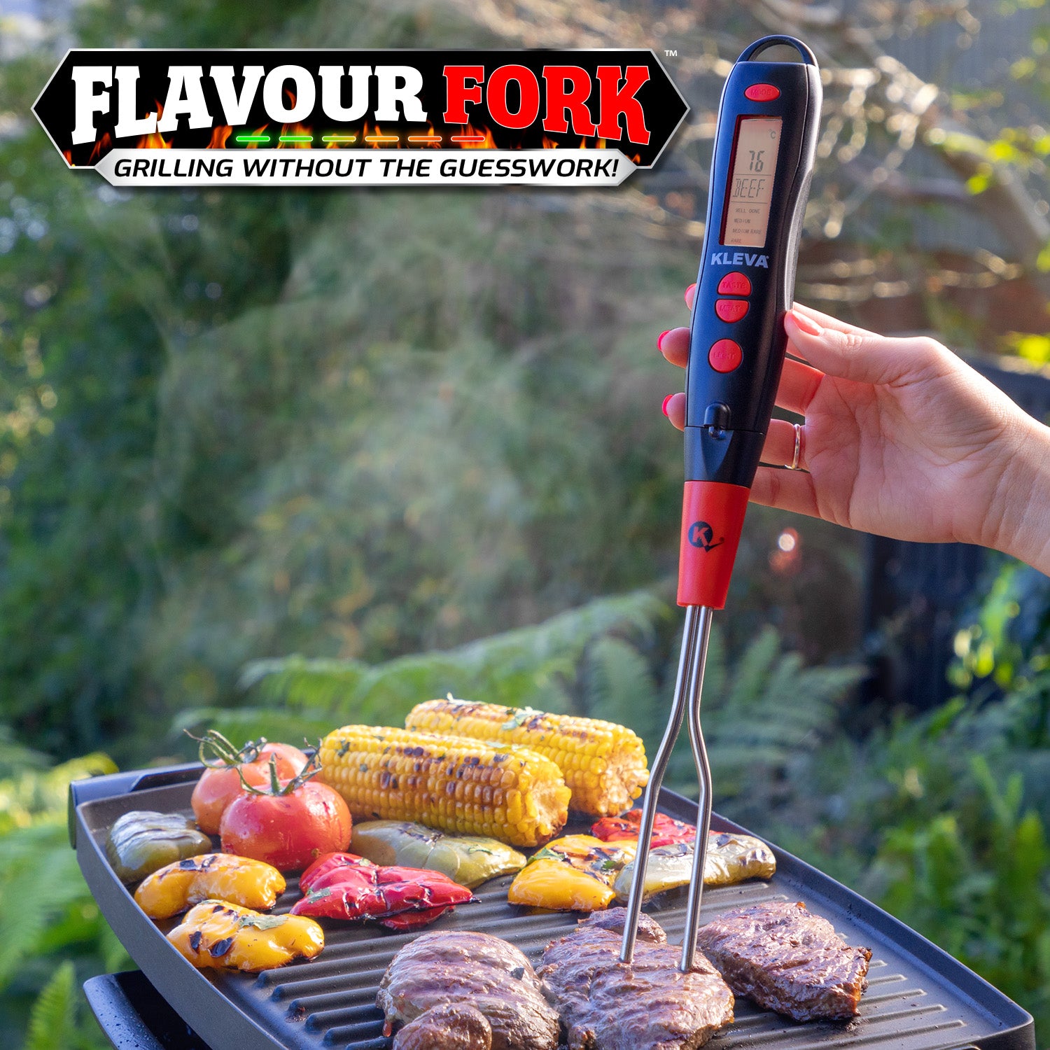 Kleva Flavour Fork™ - DOUBLE OFFER: The Ultimate Meat Thermometer with –  Kleva Range - Everyday Innovations