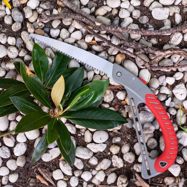 Foldable Pruning Saw - Tough High Carbon Steel Blade with Triple Bevel Teeth Garden & Outdoor Kleva Range - Everyday Innovations   