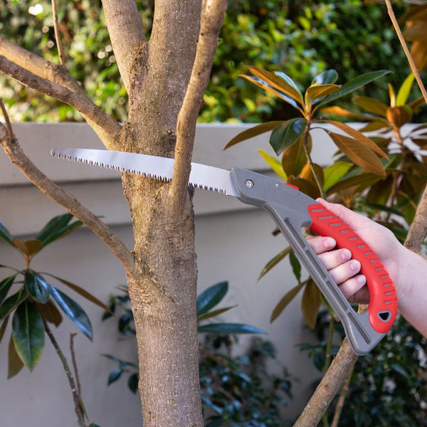 Foldable Pruning Saw - Tough High Carbon Steel Blade with Triple Bevel Teeth Garden & Outdoor Kleva Range - Everyday Innovations   