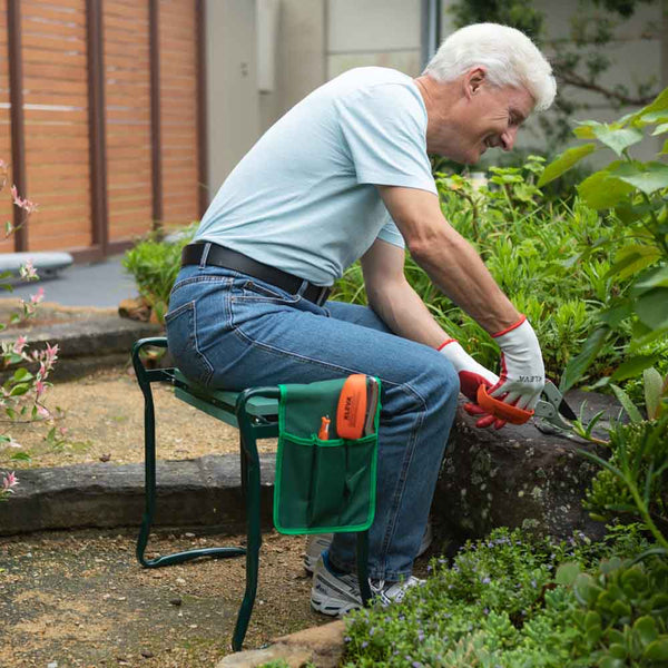 Foldable Garden Kneeler & Stool in One With Detachable Tool Bag Garden & Outdoor Kleva Range - Everyday Innovations   