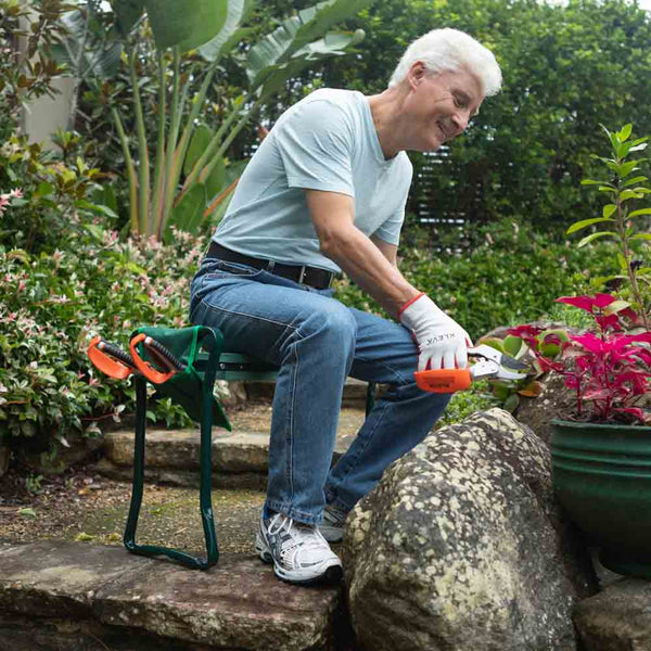 Foldable Garden Kneeler & Stool in One With Detachable Tool Bag Garden & Outdoor Kleva Range - Everyday Innovations   