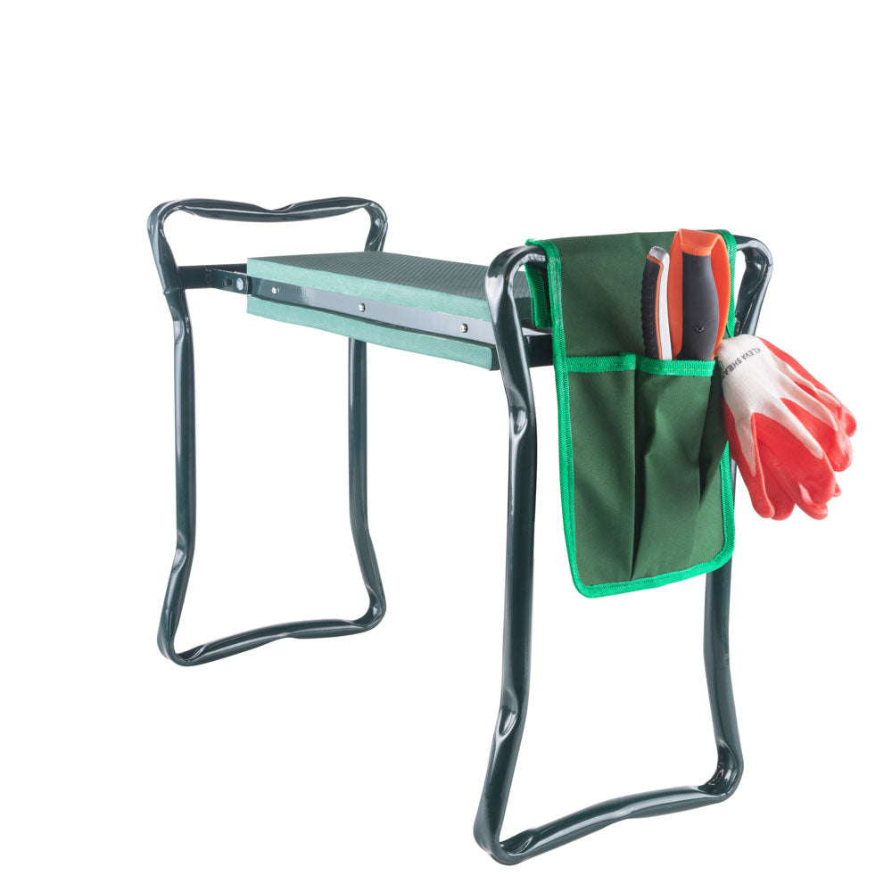 Foldable Garden Kneeler & Stool in One With Detachable Tool Bag Garden & Outdoor Kleva Range - Everyday Innovations   