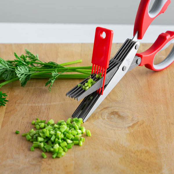 Kleva Herb Shears With 5 Ultra Sharp Blades + BONUS Cleaning Comb! Kitchen Gadget Kleva Range - Everyday Innovations   