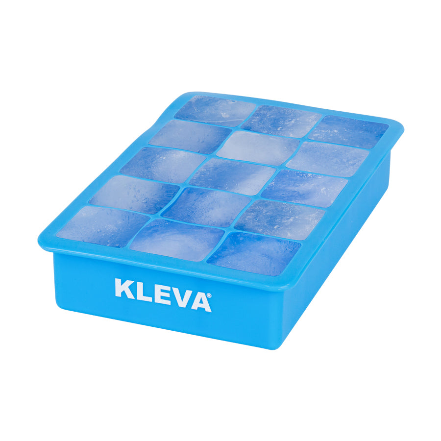 Flexible Silicone 15pc Ice cube Tray Kitchen Kleva Range - Everyday Innovations   