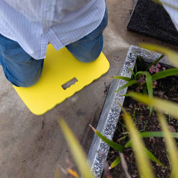 Comfortable Kneeling Pad - Take The Stress & Pressure Off Your Knees! gardening and outdoor Kleva Range - Everyday Innovations Yellow  