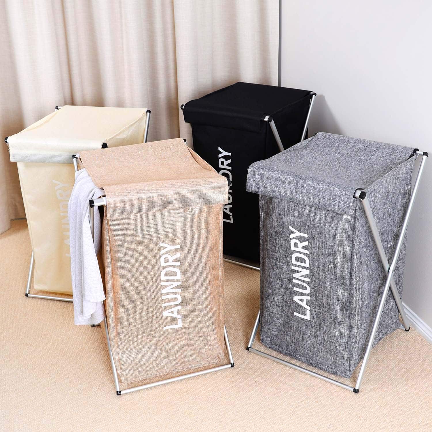 Collapsible Laundry Hamper with Removable Liner - Available in 4 Stylish Colours Home & Storage Super Sleeper Pro   