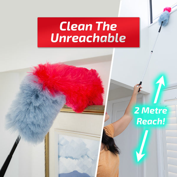 Miracle Magnetic Duster® TV Offer With 2x BONUS Extension Poles + FREE Gifts! TV Offer Kleva Range   