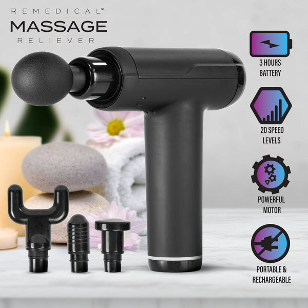 Remedical Massage Reliever™️ Deep Tissue Massage Therapy Gun UPSELL Kleva Range - Everyday Innovations   