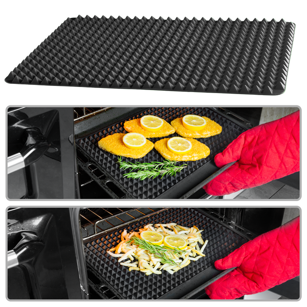 Kleva Dry Fry Bake Mat  - Turn Your Oven Into An Air Fryer For Healthy Oil FREE Cooking! Kitchen Gadget Kleva Range - Everyday Innovations   