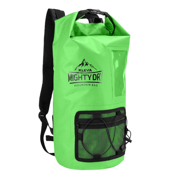 Mighty Dry Mountain Bag™ 20L Lightweight Waterproof Backpack Backpack Kleva Range - Everyday Innovations Green  