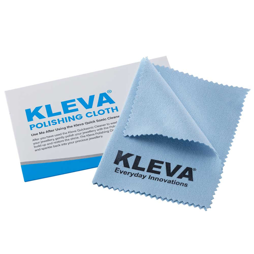 Jewellery Polishing Cloth - Removes Dirt, Oil & Tarnish For Sparkling, Shiny Results! Cleaning Kleva Range   