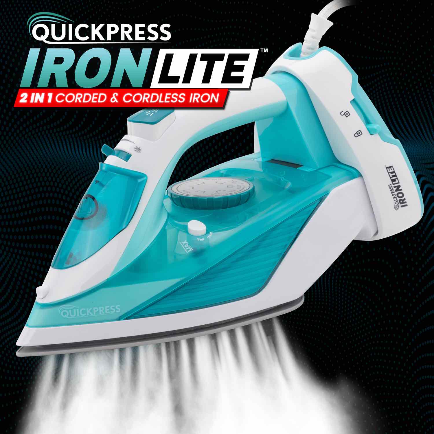 Grab a QuickPress IronLite Corded & Cordless Iron! UPSELL Kleva Range - Everyday Innovations   