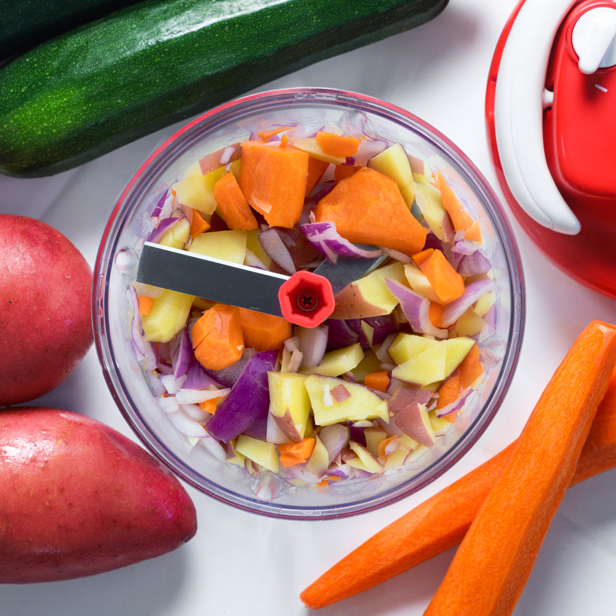 Rapid Chop PRO - Dual Speed, Food Chopper & Dicer With Large Family Ca ...