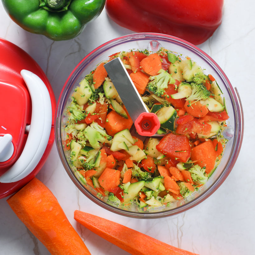 Rapid Chop PRO - Dual Speed, Food Chopper & Dicer With Large Family Ca ...