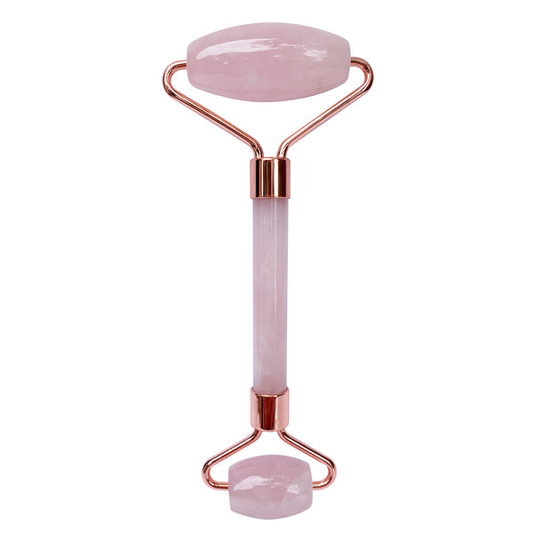 Rose Quartz Dual-Sided Facial Roller Health and Beauty Kleva Range - Everyday Innovations   