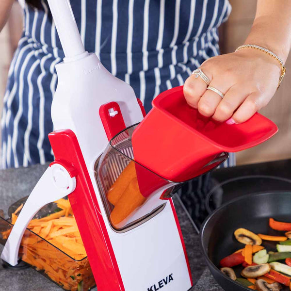 Kleva Safety Slicer™️ XL One-Push Veggie Slicer NEW Colours Available! Kitchen Gadget Kleva Range - Everyday Innovations   