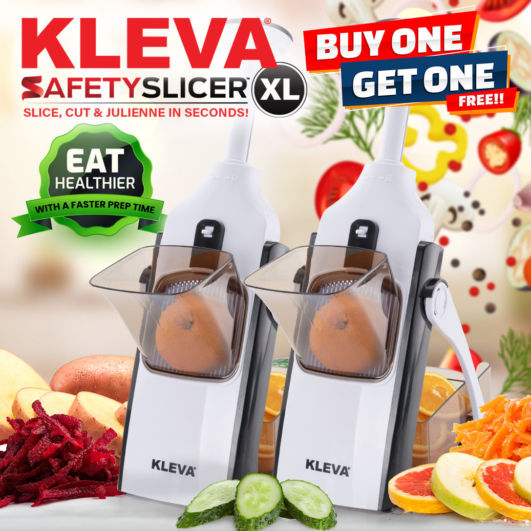 Kleva Safety Slicer™️ One-Push XL Vegetable Slicer Buy 1 GET 1 FREE Kitchen Gadget Kleva Range - Everyday Innovations   