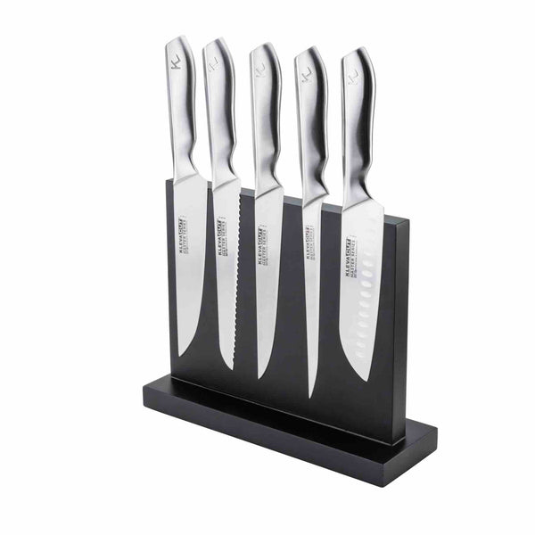 Double-sided Magnetic Knife Block Holds & Displays All your Knives Safely & Securely! Kitchen Knives Kleva Range - Everyday Innovations   