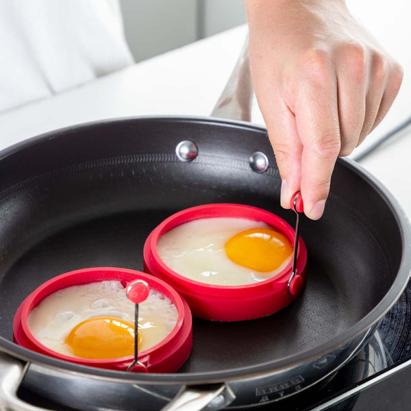 Kleva Silicone Egg Rings - Make Perfect Eggs Every Time! Kitchen Gadget Kleva Range - Everyday Innovations   