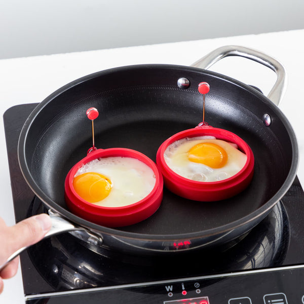 Kleva Silicone Egg Rings - Make Perfect Eggs Every Time! Kitchen Gadget Kleva Range - Everyday Innovations   