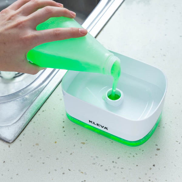 Sink Buddy - 2 in 1 Instant Soap Pump Dispenser & Sponge Caddy! Cleaning Kleva Range - Everyday Innovations   