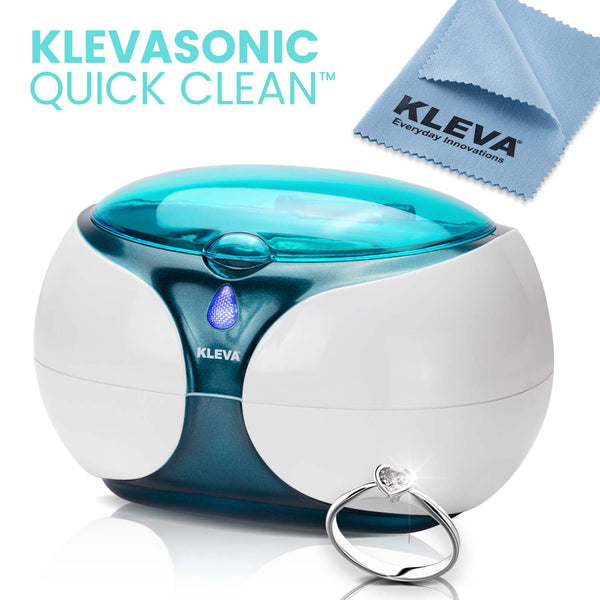 Kleva Sonic Quick Clean™️ Ultrasonic Jewellery Cleaner + FREE Jewellery Polishing Cloth Cleaning Kleva Range - Everyday Innovations   