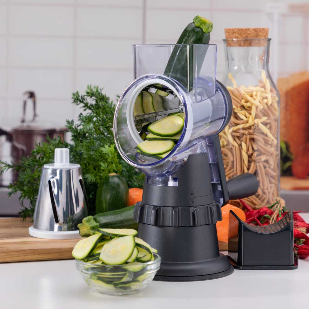 Vegetable Cutter Sumo Slicer With 3 Interchangeable Drums Precision Peeler
