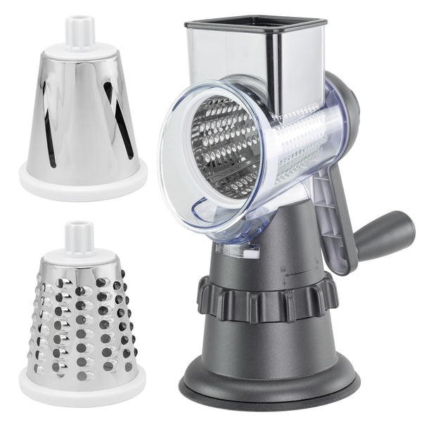 Kleva Sumo Slicer® XL NEW Improved Design + 3 Interchangeable Drums - New Colours! Kitchen Gadget Kleva Range - Everyday Innovations Gun Metal Grey  