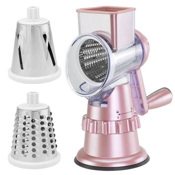 Kleva Sumo Slicer® XL NEW Improved Design + 3 Interchangeable Drums - New Colours! Kitchen Gadget Kleva Range - Everyday Innovations Metallic Pink  