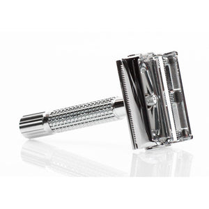 Premium Double-Edge Reusable Safety Razor + Replacement Blades & Case Shavers Sympler   