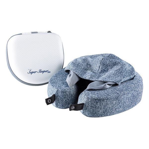 Super Sleeper Snooze Travel Pillow Complete With Hood Homeware Super Sleeper Pro   