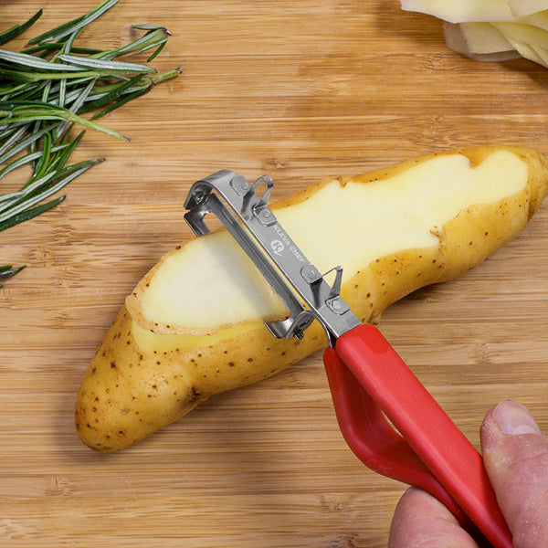 Garnishing Duo - Ultra Sharp Stainless Steel Vegetable Power Peeler & Julienne Slicer Kitchen Gadget Kleva Range - Everyday Innovations   