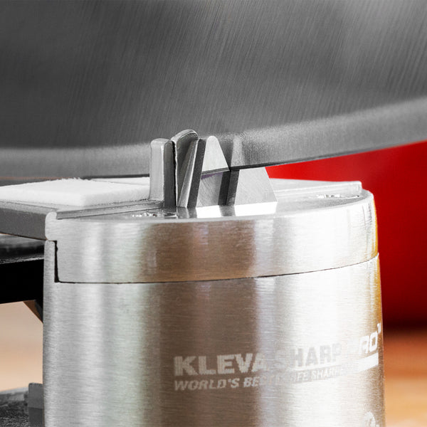 Kleva Sharp Pro® Knife Sharpener With Precision Honing Plate + Suction Base Knife Sharpener Kleva Range   
